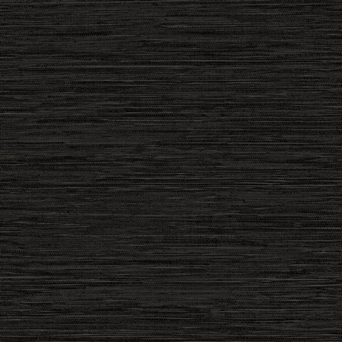 Grasscloth Dark Black Wallpaper