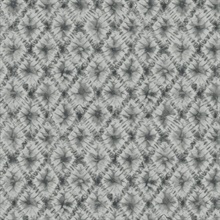 Gray Commercial Shibori Geometric Wallpaper