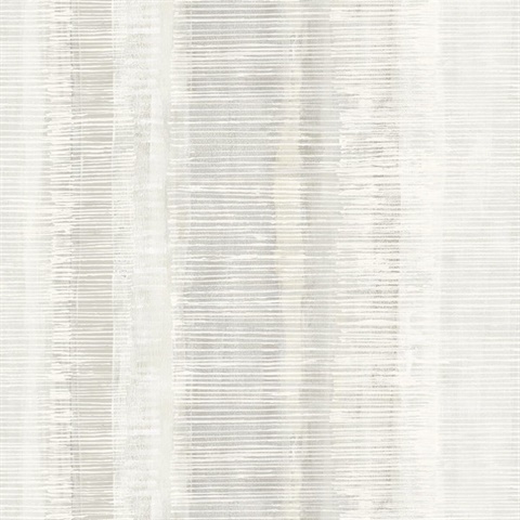 Gray Mist & Ivory Commercial Tikki Wallpaper