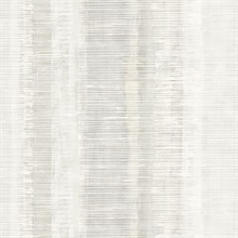 Gray Mist & Ivory Commercial Tikki Wallpaper