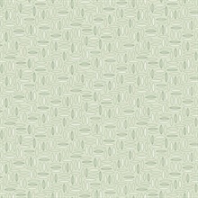 Green Abstract Geometric Almond Shape Wallpaper