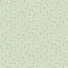 Green Abstract Geometric Almond Shape Wallpaper