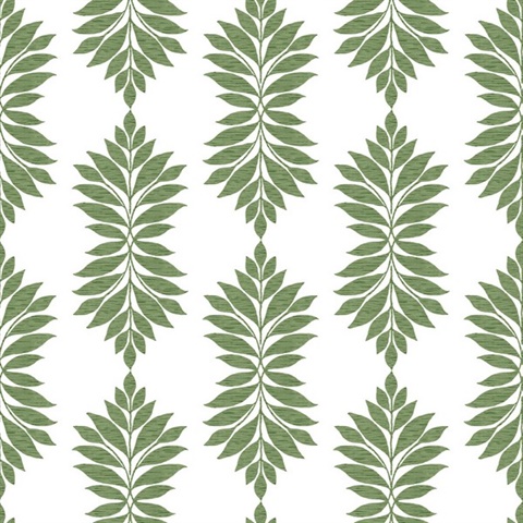 Green Broadsands Botanica Peel and Stick Wallpaper