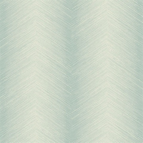 Green Commercial Shibori Chevron Wallpaper