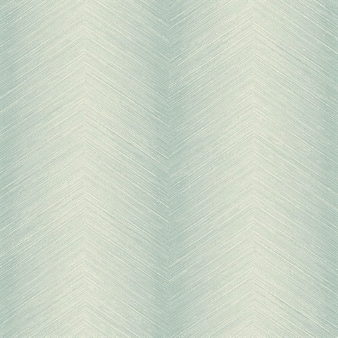 Green Commercial Shibori Chevron Wallpaper