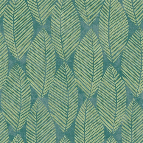 Green Commercial Spot Leaves Wallpaper