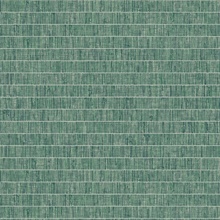 Green Faux Grass Horizontal Stripe Wallpaper