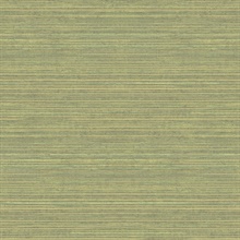 Green Faux Textured Grasscloth Wallpaper