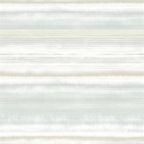 Green Fleeting Horizon Horizontal Stripe Wallpaper