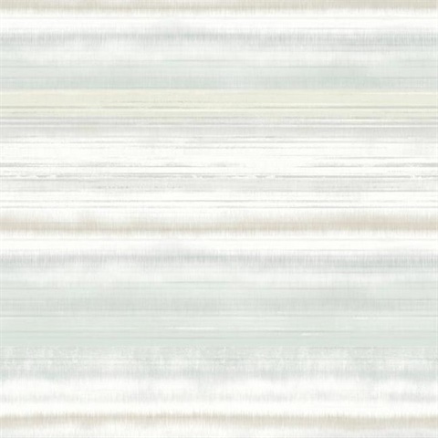 Green Fleeting Horizon Horizontal Stripe Wallpaper