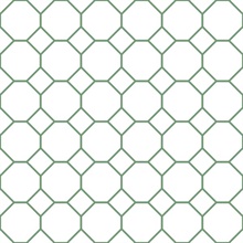 Green Geometric Hexagon Bee Hive Wallpaper