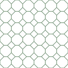 Green Geometric Hexagon Bee Hive Wallpaper