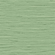 Green Marion Faux Arrowroot Cloth Wallpaper