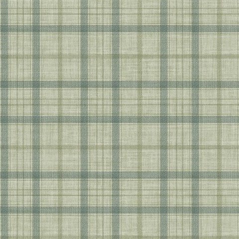 Green Ralph Plaid Wallpaper