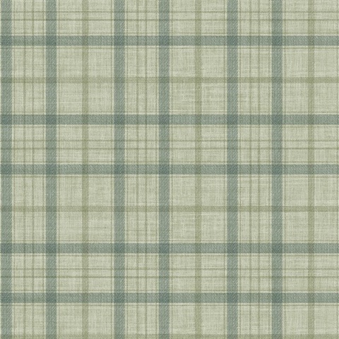 Green Ralph Plaid Wallpaper