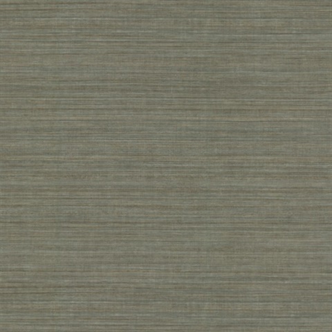 Green Silk Textured Faux Textured Fabric Wallpaper