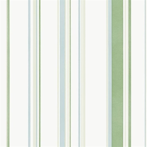 Green Smart 3 Stripes Casual Stripe Wallpaper