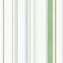 Green Smart 3 Stripes Casual Stripe Wallpaper