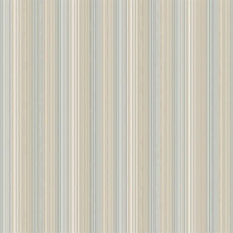 Green Smart Stripes 2 Pinstripe Wallpaper