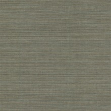 Green Tasar Silk Metallic Textured Blend Wallpaper