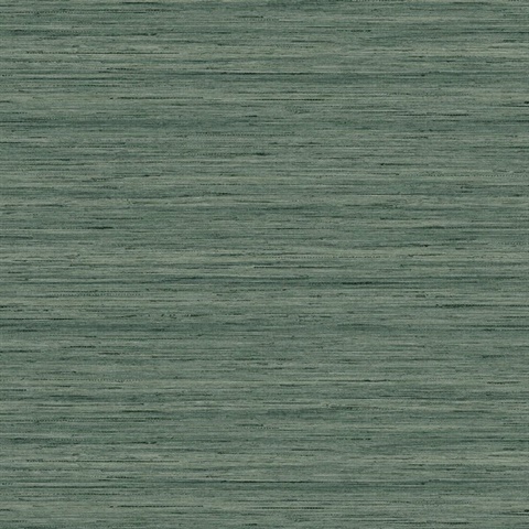 Green Textured Horizontal Silk Wallpaper