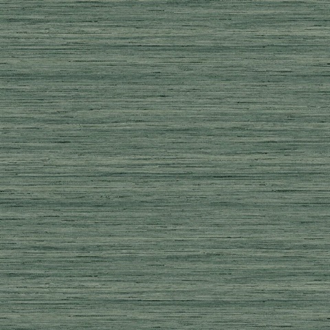 Green Textured Horizontal Silk Wallpaper