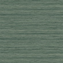 Green Textured Horizontal Silk Wallpaper