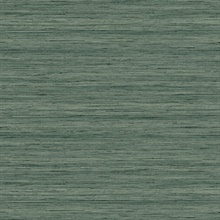 Green Textured Horizontal Silk Wallpaper