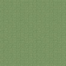 Green Textured Yarn Faux Wallpaper