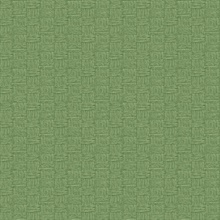 Green Textured Yarn Faux Wallpaper