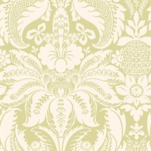 Green Vintage Damask