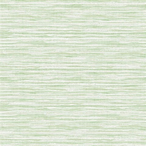 Green Wave Horizontal Stringcloth Watercolor Wallpaper