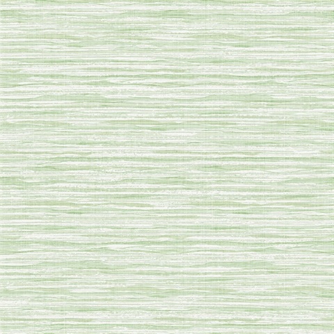 Green Wave Horizontal Stringcloth Watercolor Wallpaper
