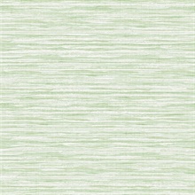 Green Wave Horizontal Stringcloth Watercolor Wallpaper