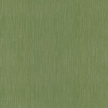 Green Weekender Metallic Vertical Weave Wallpaper