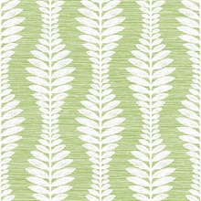 Greenery Carina Leaf Ogee Wallpaper