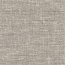 Greige Grasmere Crosshatch Tweed Weave Wallpaper