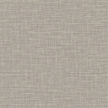 Greige Grasmere Crosshatch Tweed Weave Wallpaper