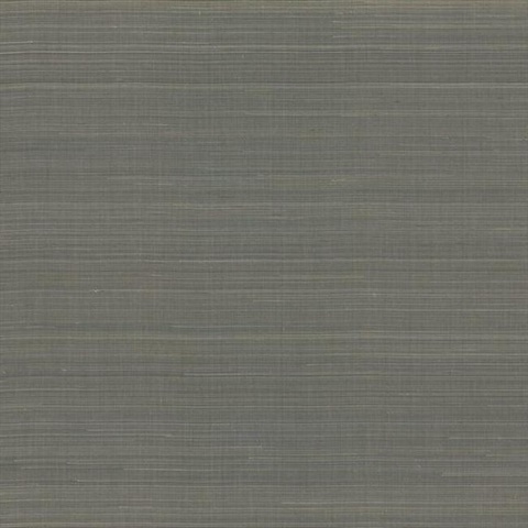 Grey Abaca Natural Textile Weave Wallpaper