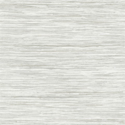 Grey Bahiagrass Horizontal Faux Grasscloth Wallpaper