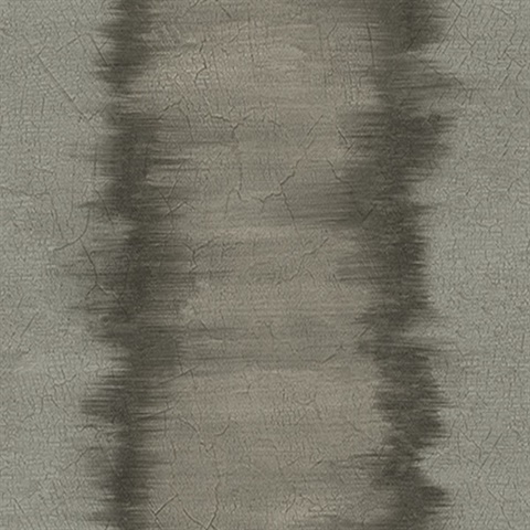 Grey & Black  Bold Stripe Wallpaper