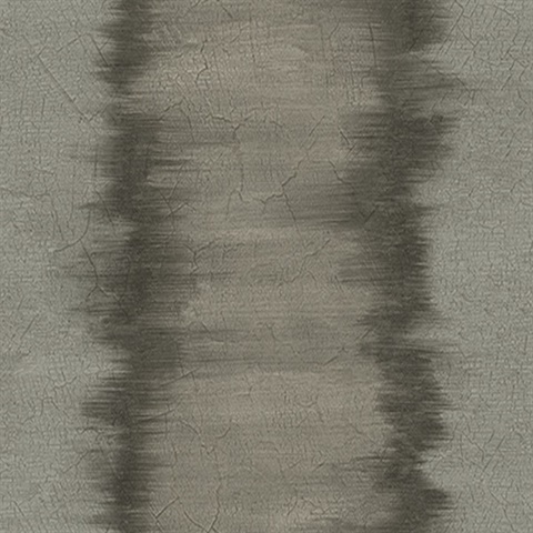 Grey & Black  Bold Stripe Wallpaper