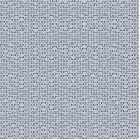 Grey Blue Textured Geometric Oval  Wallpaper