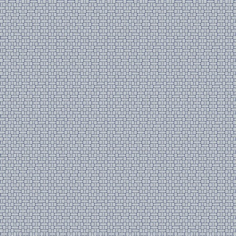 Grey Blue Textured Geometric Oval  Wallpaper