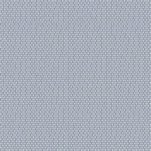 Grey Blue Textured Geometric Oval  Wallpaper