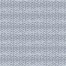 Grey Blue Textured Geometric Oval  Wallpaper