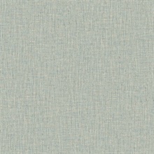 Grey Blue Tweed Woven Linen Wallpaper