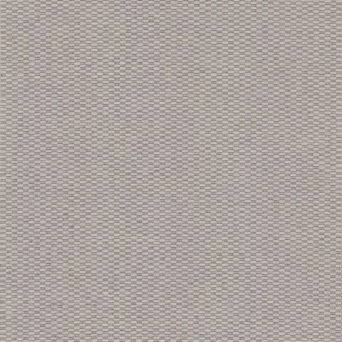 Grey Checkerboard Natural Weave Texture Wallpaper