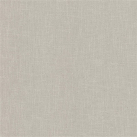 Classic Linen Grey Wallpaper