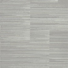 Grey Convergence Horizontal Stria Wallpaper